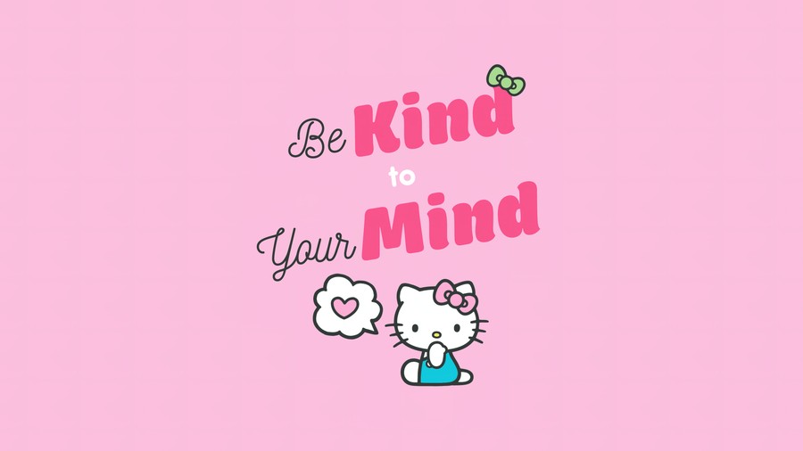 Be Kind to Your Mind 🌸 Hello Kitty's Whimsical Inspiration