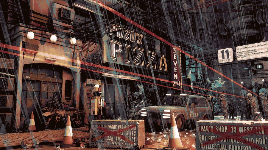 Post-Apocalyptic Pizza Haven: Bozo's Pizza in District 11