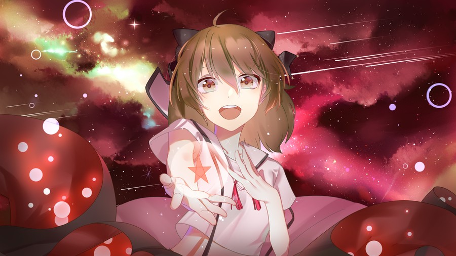 Celestial Fire: Cosmic Whimsy in Anime Fantasy