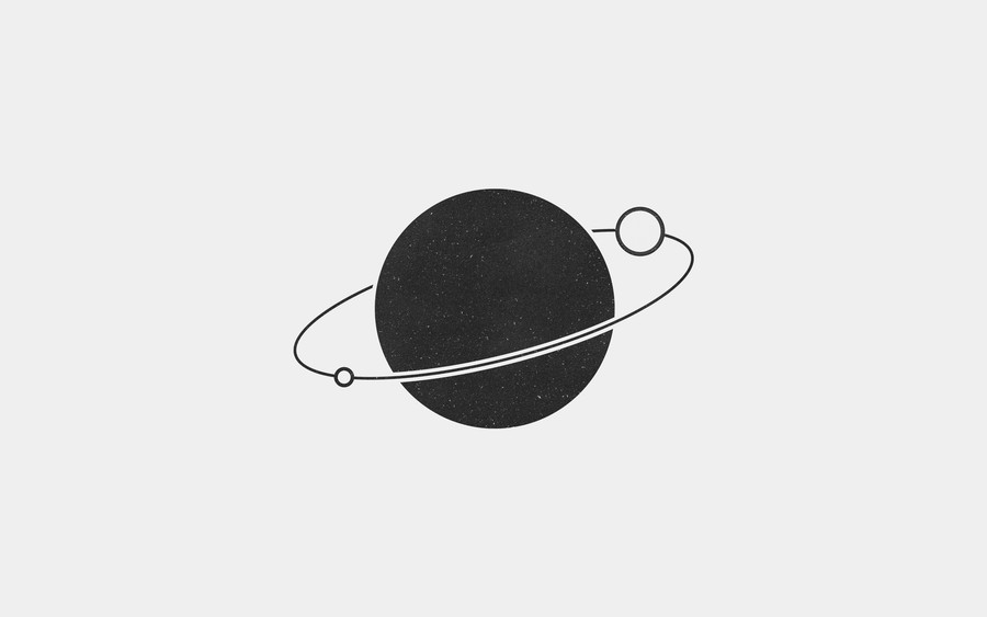Celestial Harmony: Minimalist Space