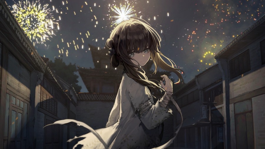 Celestial Whispers: Mystic Elegance Under Festive Skies