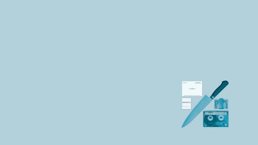 Chill Vibes: Abstract Still Life with Knife & Cassette Tape