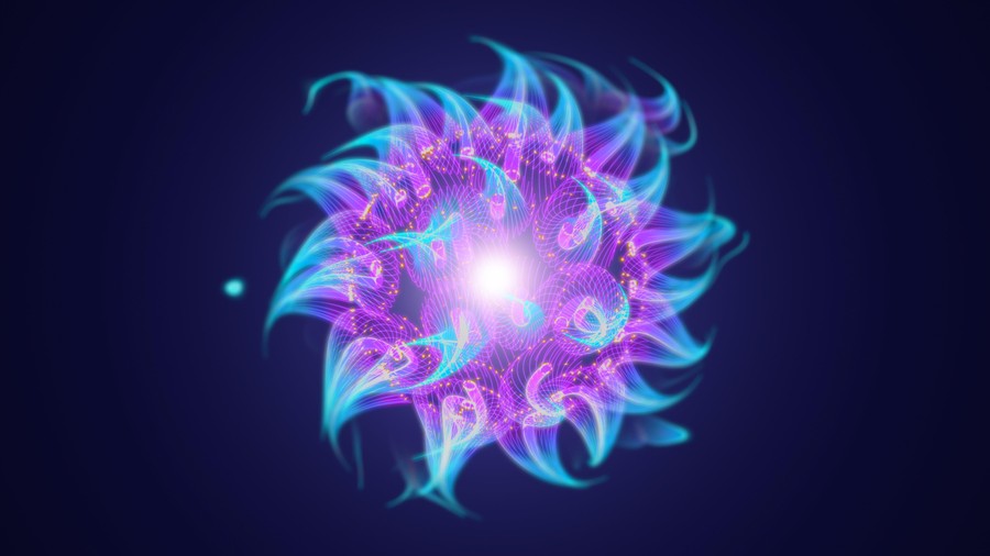 Cosmic Nebula: Radiant Tendrils of Light in Deep Space