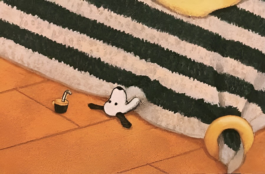 Cozy Canopy: A Textured Retreat in Warm Embrace