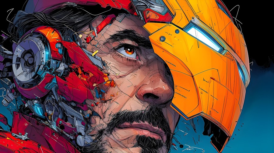 Cybernetic Resolve: A Fusion of Humanity and Ironclad Willpower