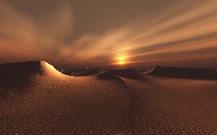 Desert Sunset Serenity