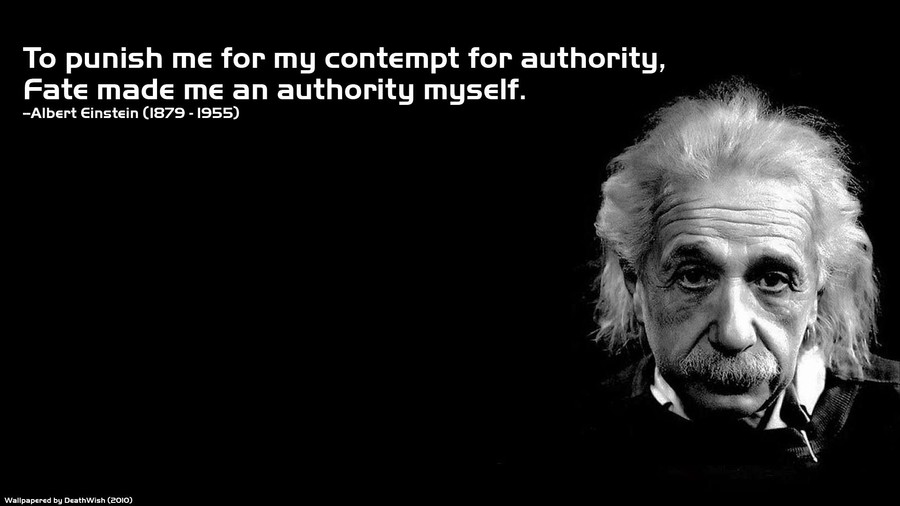 Einstein's Insight: Conquering Authority