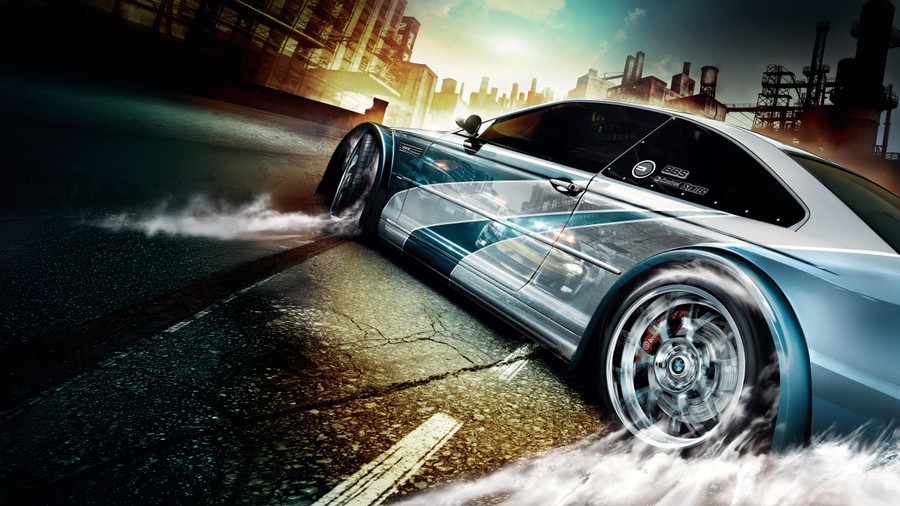 Thunder on the Road: Futuristic Speed Masterpiece Wallpaper