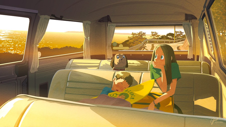 Golden Hour Road Trip