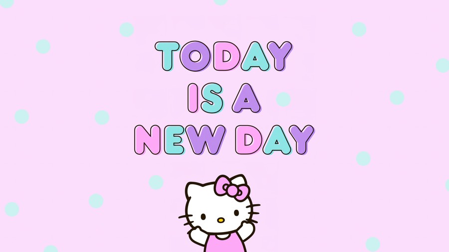 Hello Kitty's Uplifting Day Wallpaper