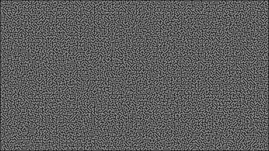 Maze of Elegance: Geometric Chaos & Timeless Contrast