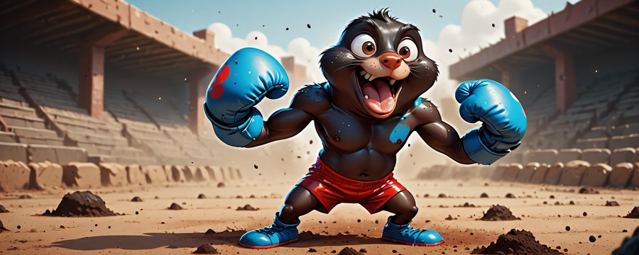 The Mighty Mole Boxer