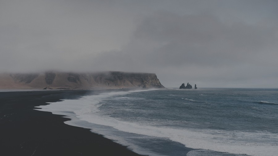 Mystic Seascape: The Enigmatic Beauty of Iceland's Coast