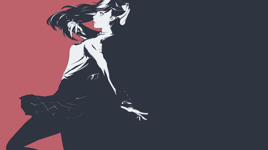 Neon Pulse: Bold Silhouette Elegance in Motion