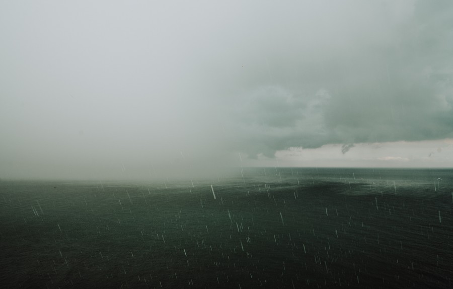 Serene Rainy Landscape