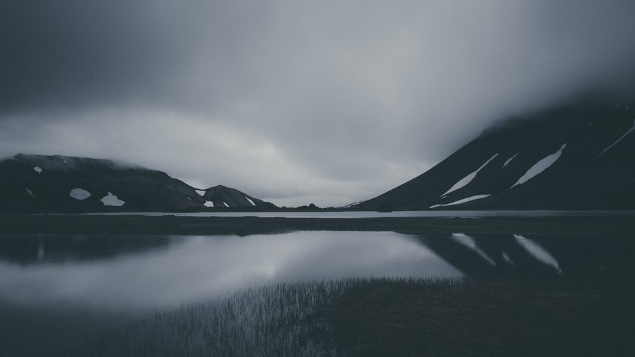 Serene Reflection in the Arctic Tundra