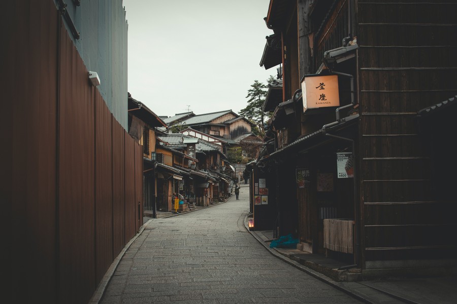 Serene Traditional Japanese Alleyway