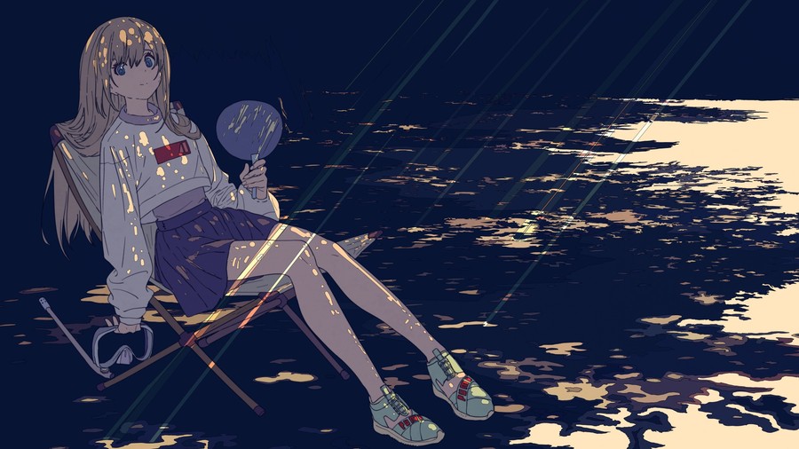 Starry Serenade: A Tranquil Animate Night