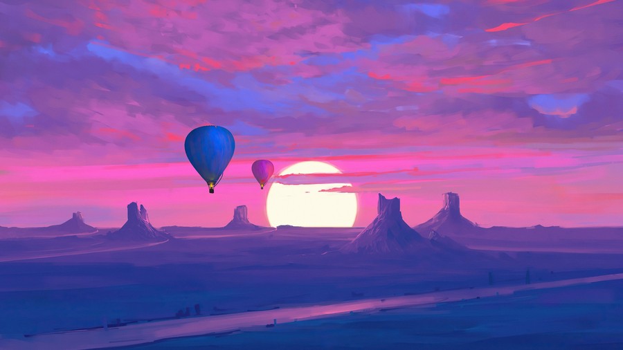 Sunset Balloon Ride