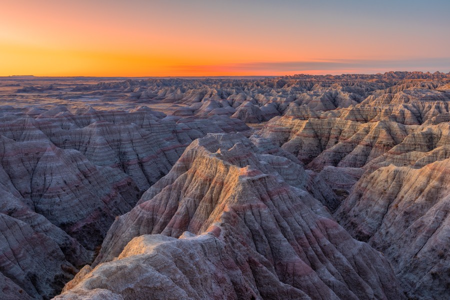 Sunset Over Painted Deserts