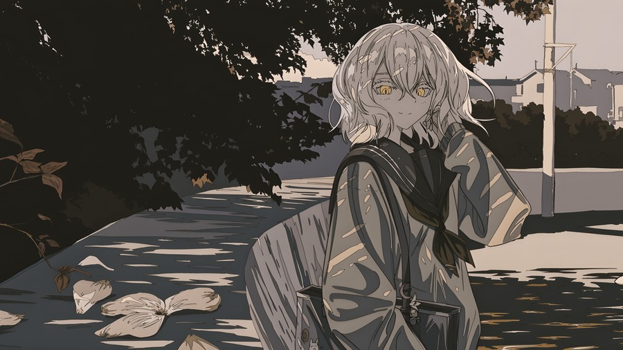 Synthwave Reverie: Anime Cityscape Dreamscape