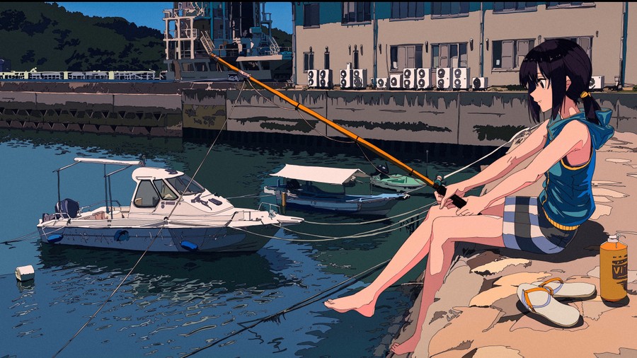 Tranquil Harbor Reflections