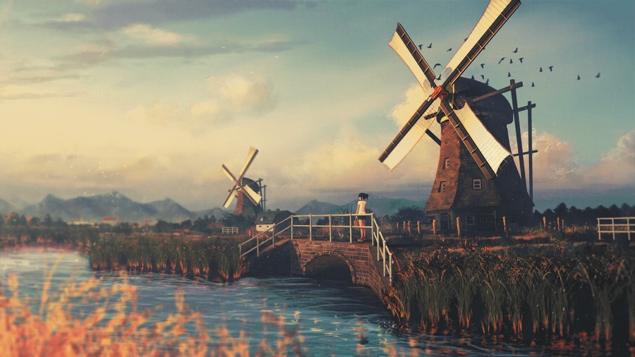 Tranquil Windmills