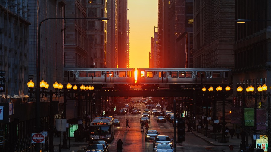 Urban Pulse at Golden Hour