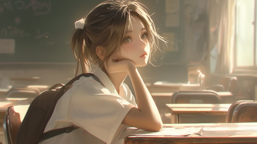 Whispers of Reflection in the Sunlit Classroom