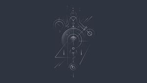 Abstract Minimalist Harmony - Cute Wallpaper