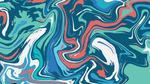 Abstract Watercolor Fusion - Cute Wallpaper