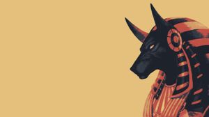 Celestial Anubis: Egyptian Mythos Reimagined - かわいい壁紙