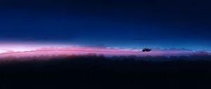 Celestial Flight Over Twilight Peaks - かわいい壁紙
