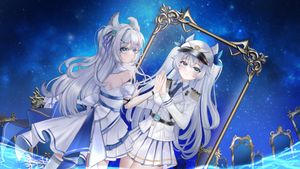 Celestial Sovereignty: Cosmic Elegance in Anime Artistry - 可爱壁纸