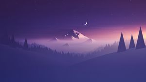 Celestial Whispers: A Serene Mountain Retreat Under a Starry Sky - Cute Wallpaper
