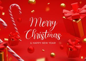 Merry Christmas and Happy New Year! - Cute Wallpaper