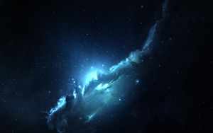 Cosmic Swirl: A Stellar Dance of Light and Color - خلفية لطيفة