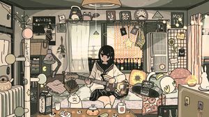 Cozy Anime Room - Cute Wallpaper