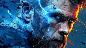 Neon Reborn: The Cybernetic Stride - Cute Wallpaper