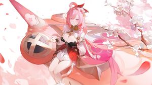 Cyber Sakura: A Neon Bloom of Futuristic Fantasy - Fond d'écran mignon