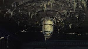 Eerie Elegance: A Haunted Lantern's Glow - خلفية لطيفة