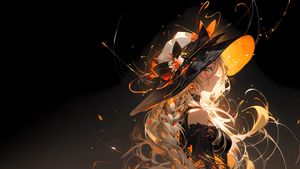 Enchanted Witch in Autumn Bloom - 可爱壁纸