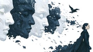 Ephemeral Whispers: Shadows & Ink - 可爱壁纸