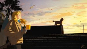 Golden Hour Serenity - Cute Wallpaper