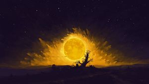 Lunar Eruption: Bleeding Horizon - Niedliches Hintergrundbild