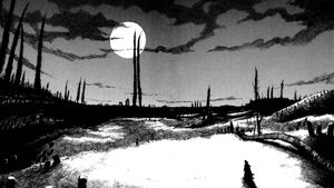 Midnight in Enchanted Landscape - Cute Wallpaper