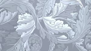 Whispers of Autumn: Monochrome Leaf Elegance - 귀여운 배경화면