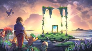 Mystical Standing Stones: Whispers of the Cosmos - Fondo de pantalla lindo