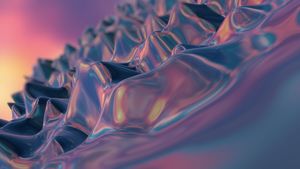 Nebula Illumination: A Cosmic Translucent Vision in Gradient - かわいい壁紙