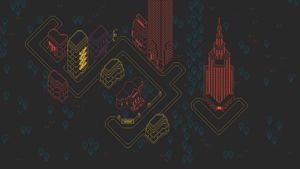 Neon Cityscape - Fond d'écran mignon